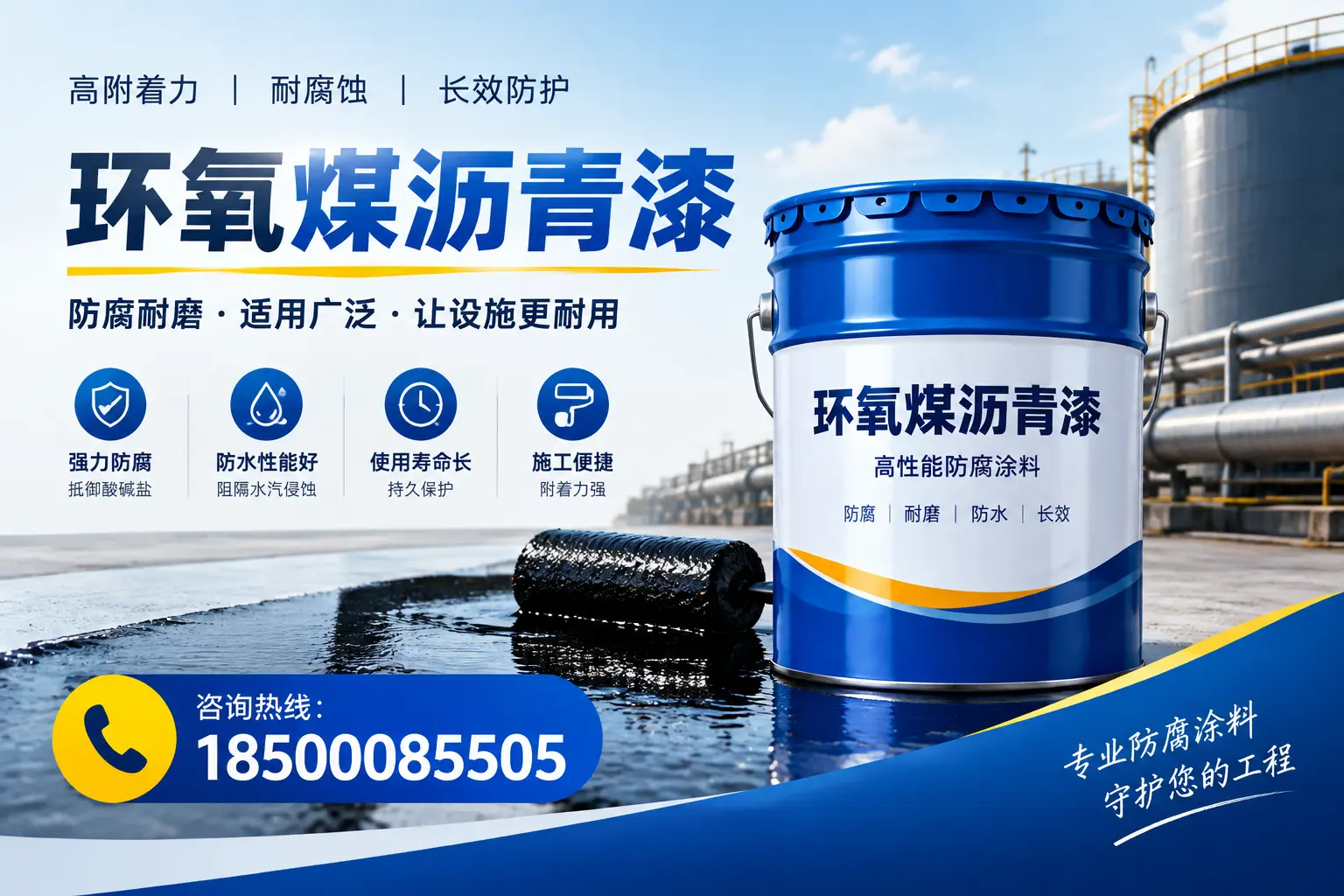 环氧煤沥青漆与其他涂料的对比分析，助力盐城企业决策